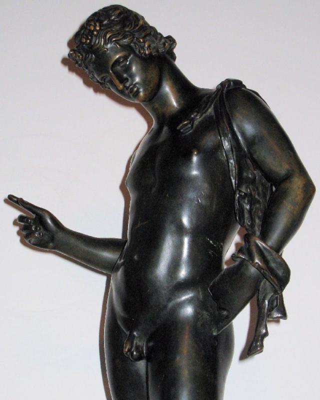 Barbedienne Bronze Sculpture of Narcissus After Gemito