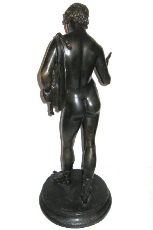 Barbedienne Bronze Sculpture of Narcissus After Gemito