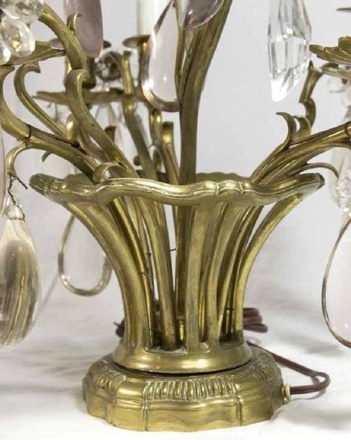 Louis XV Style Gilt Bronze Girandole Syle Electrified Candelabra