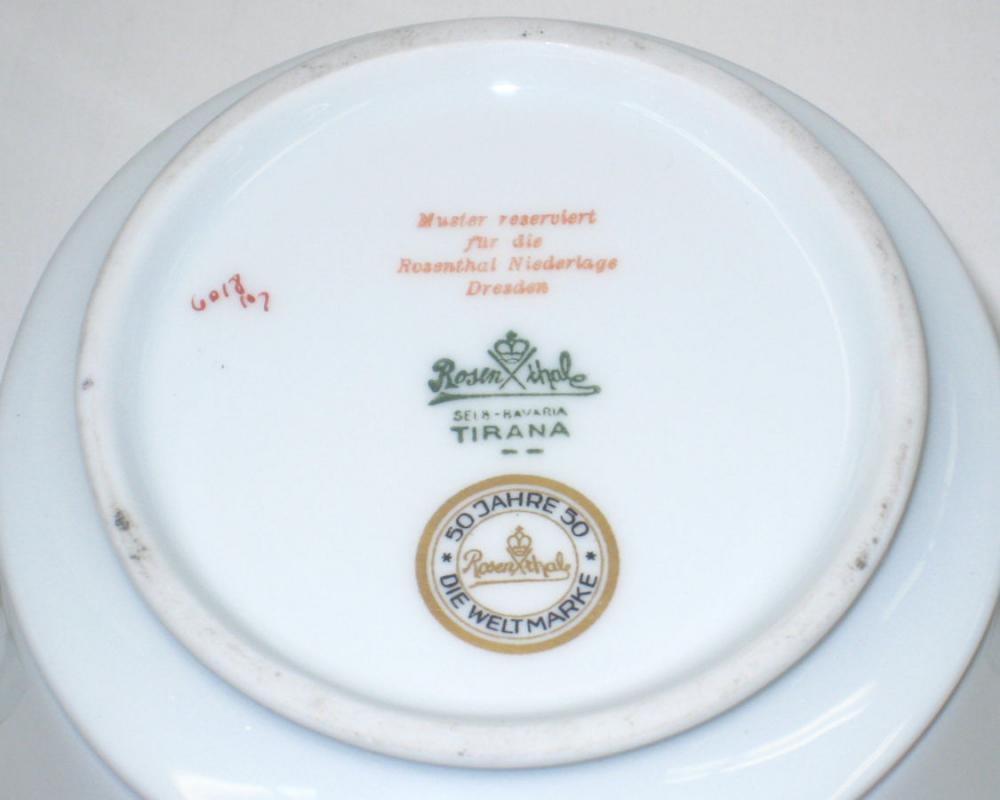 Rosenthal 50 Year Anniversary Art Deco Porcelain Coffee & Tea Service