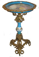 Antique French Sevres Style Porcelain Table
