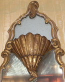 Pair of Tall French Mirrored Sconces by Maison Jansen