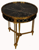 Directoire Style Bronze Marble Gueridon