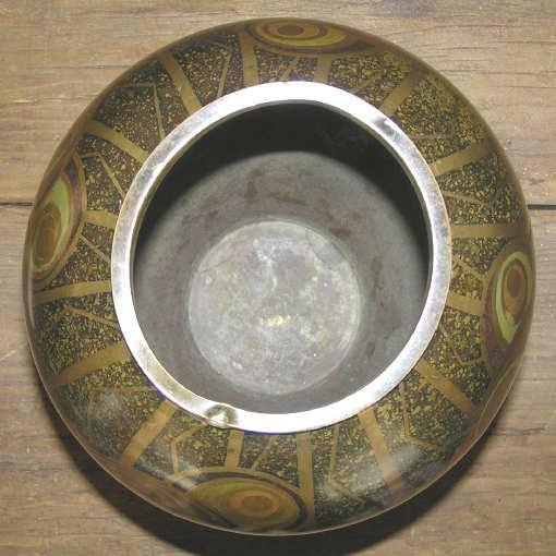 French Art Deco Dinanderie Bronze Vase by Charles