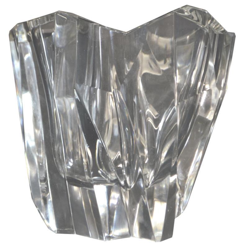 1950 Crystal Vase Iceberg by Tapio Wirkkala (1915-1985)