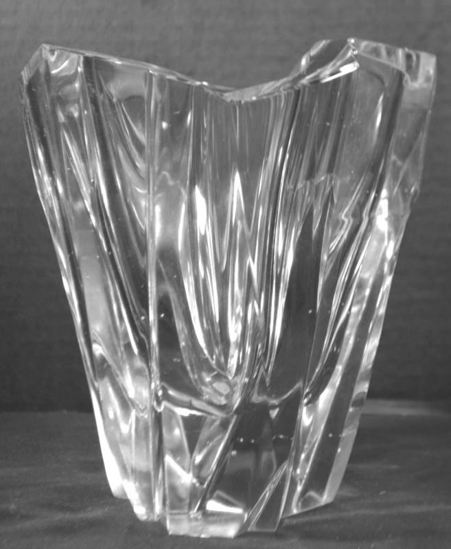 1950 Crystal Vase Iceberg by Tapio Wirkkala (1915-1985)
