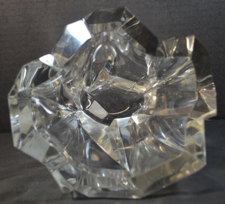 1950 Crystal Vase Iceberg by Tapio Wirkkala (1915-1985)