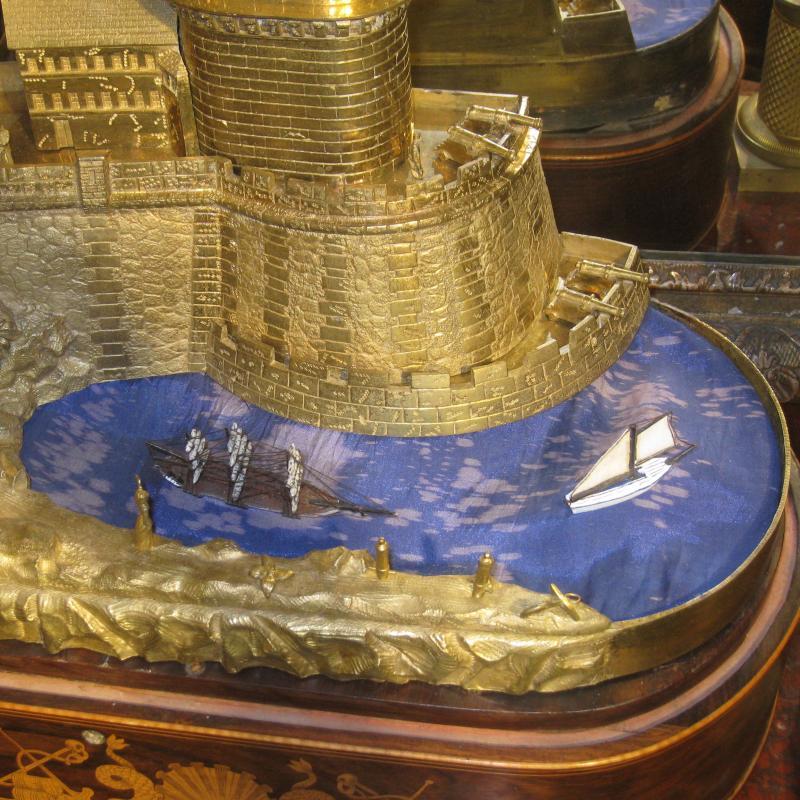 French Nautical Automaton Mantel Clock