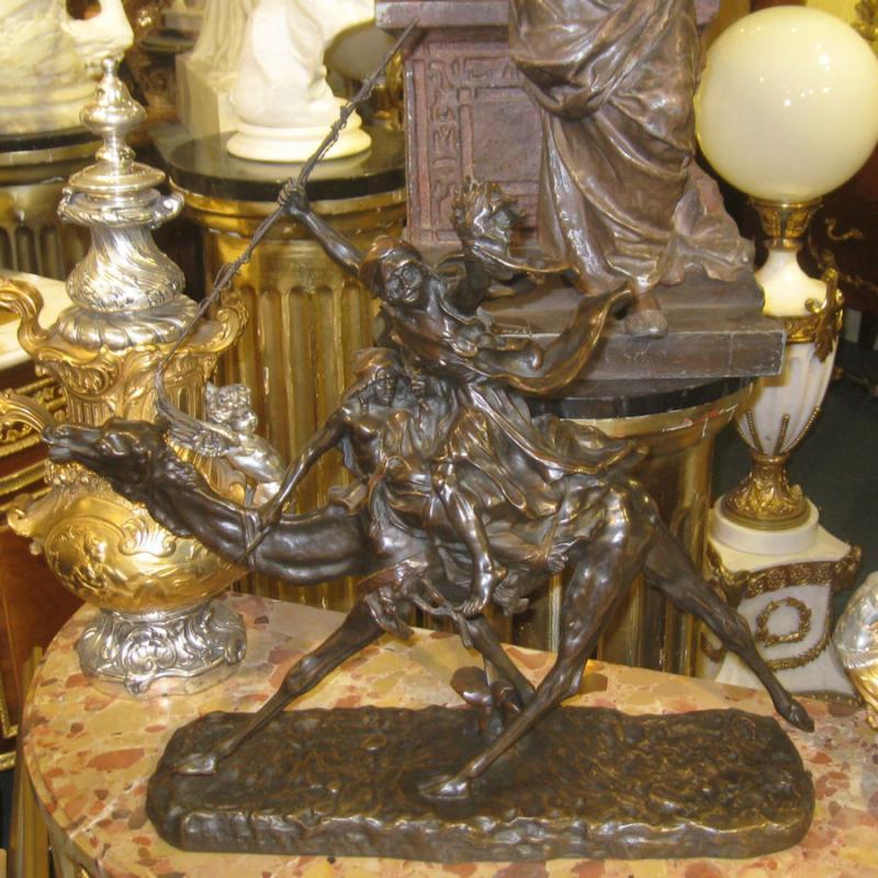 Jean-Baptiste Belloc (1863-1919) Orientalist Bronze Sculpture