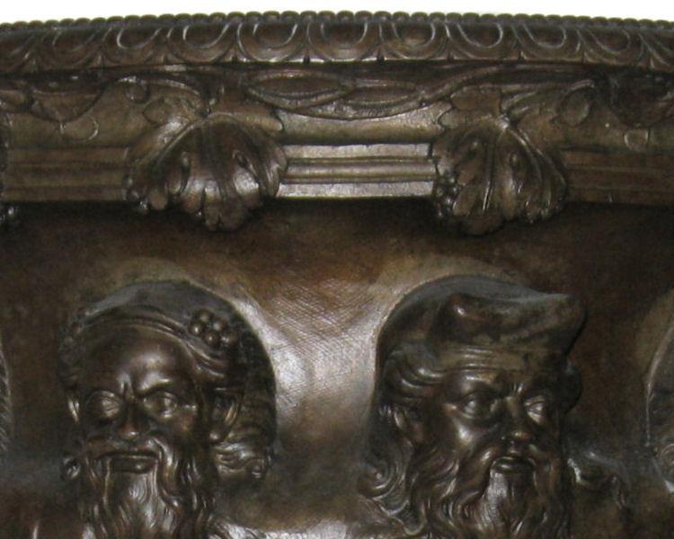 Antique Neoclassical Bacchanalian Bronze Albani Vase
