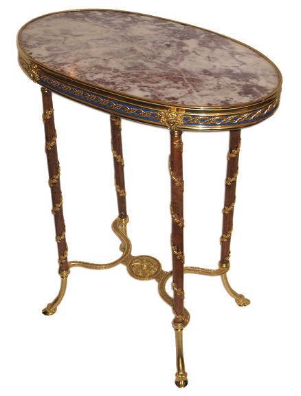 Antique French Neoclassical Louis XVI Directoire Style Side Table
