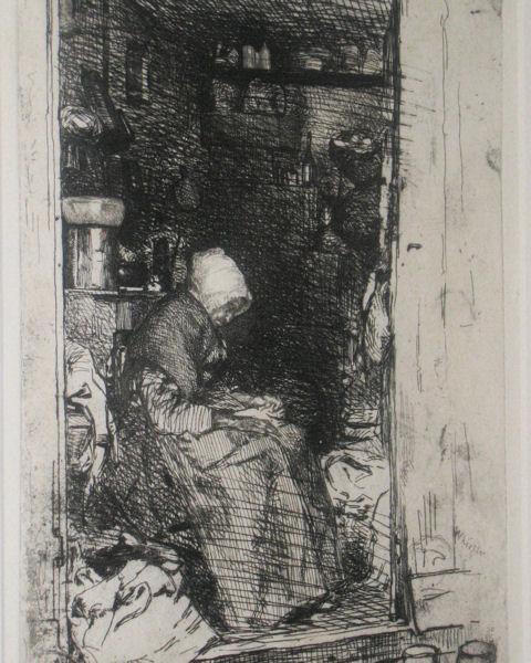 James Abbott McNeill Whistler (1834-1901) Framed Etching