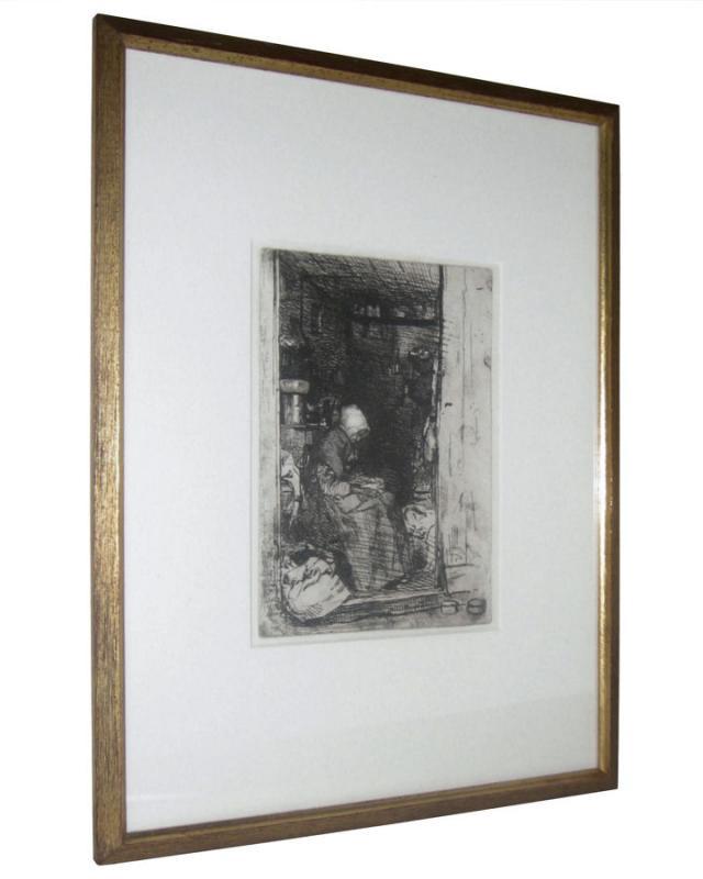 James Abbott McNeill Whistler (1834-1901) Framed Etching