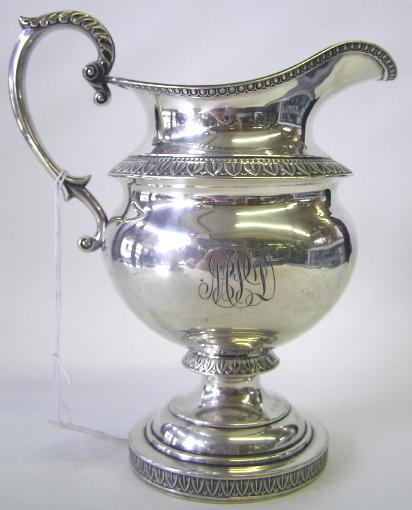 Antique Bailey & Kitchen Silver Tea Set Circa 1840