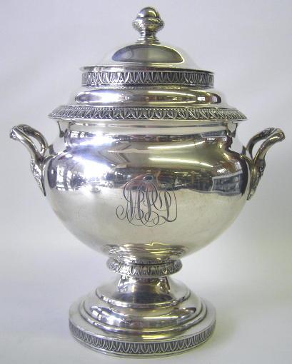 Antique Bailey & Kitchen Silver Tea Set Circa 1840