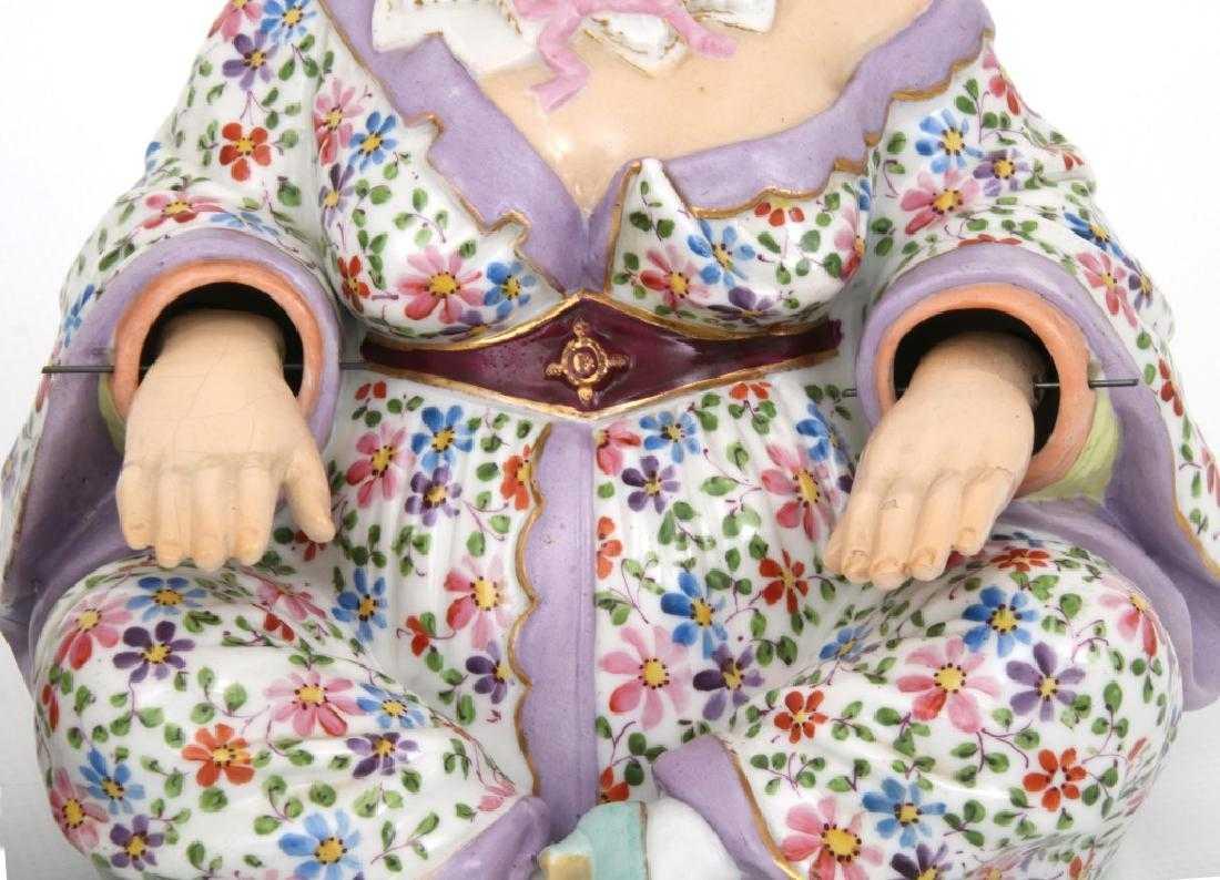 Pair Chinese Pagoda Porcelain Nodders from Ernst Bohne Sohne