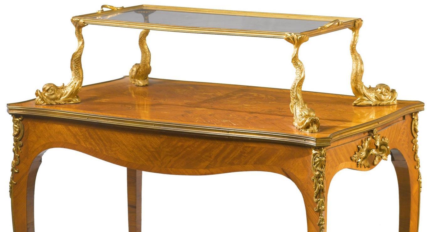 Antique Louis XV Style Etagere Table