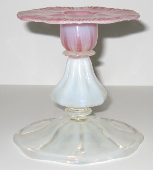 Louis Comfort Tiffany Glass Candlestick