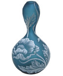 Thomas Webb Cameo Glass Bud Vase