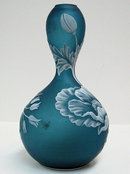Thomas Webb Cameo Glass Bud Vase