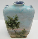 Hygies Petian Orientalist Ceramic Flask