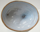 Emile Galle Faience Lion Candlestick