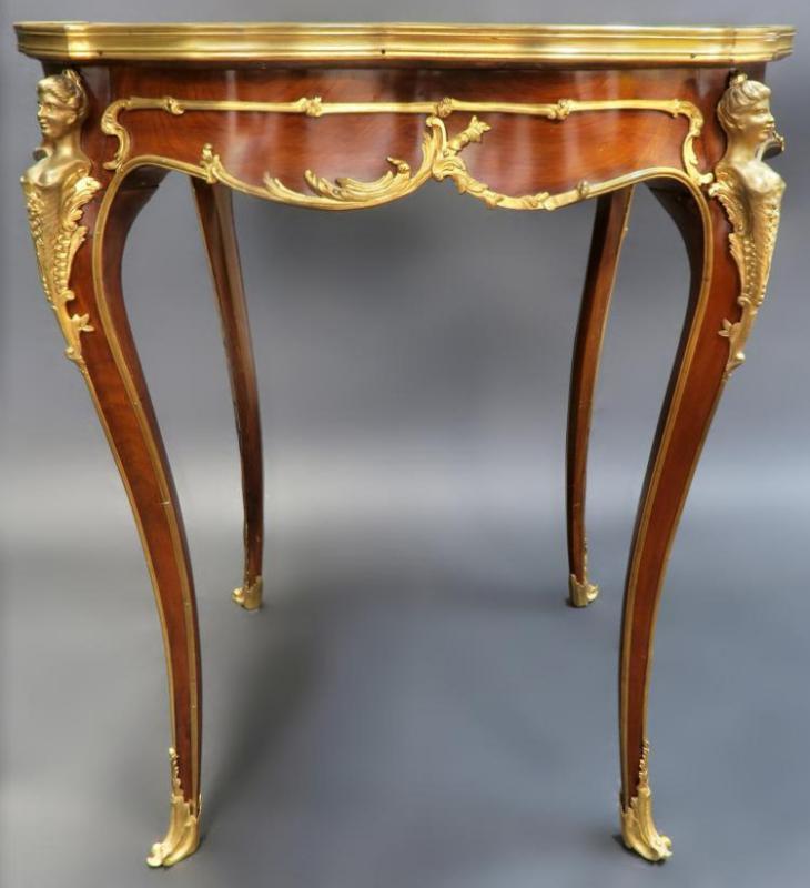 Antique French Louis XV Style Gueridon Side Table