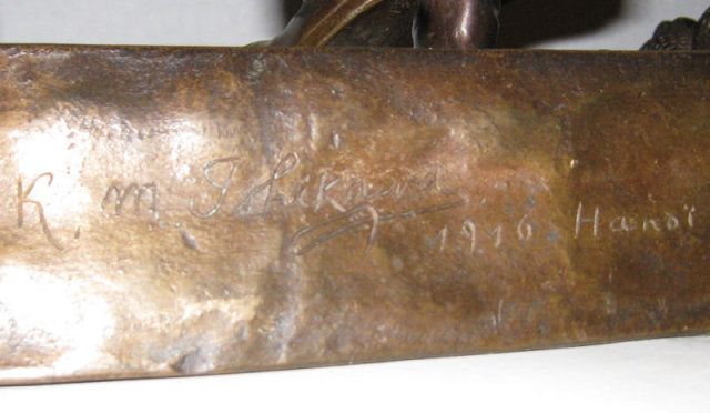 1916 Vietnamese Bronze by Ishikawa