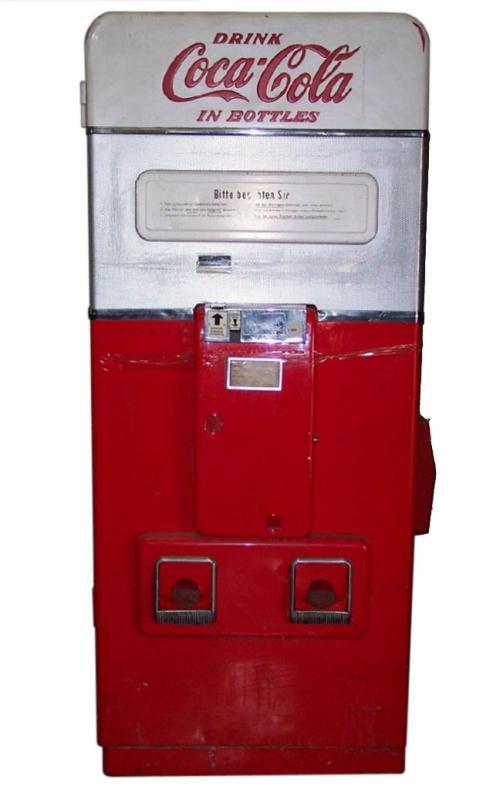 Mid-Century (1950s) Vendo V-216 Coca-Cola Vending Machine for German Market