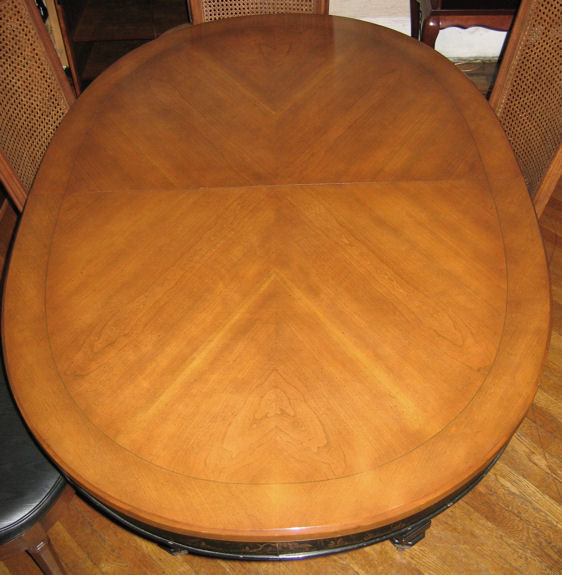 Vintage Mid-Century Japanned Dining Set