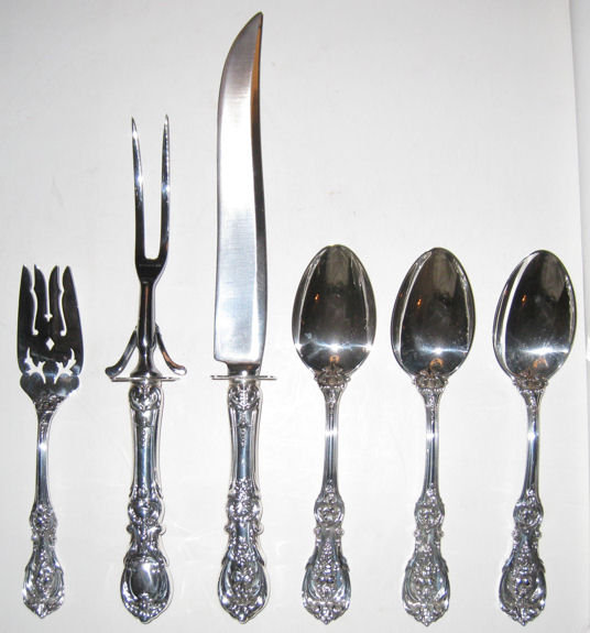 102 Pc Set Reed & Barton Francis I Sterling Flatware