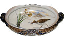 Antique Keller & Guerin Luneville French Ceramic Centerpiece Bowl