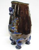 Hautin Boulenger HB & Cie Choisy-le-Roi Faience Vase