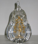 Steuben Partridge in a Pear Tree Sculpture
