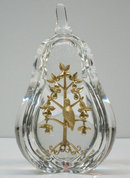 Steuben Partridge in a Pear Tree Sculpture