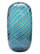 Venini Attr. Blue Canne Ritorte Glass Vase