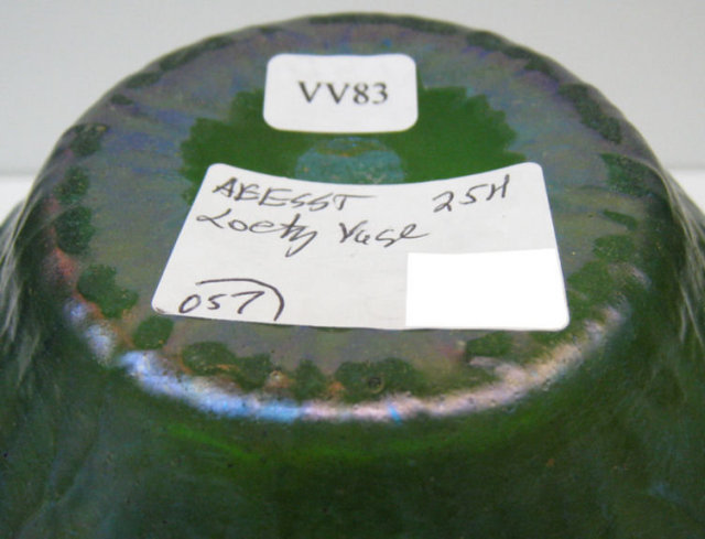 Loetz Creta Silberiris Rusticana Glass Vase