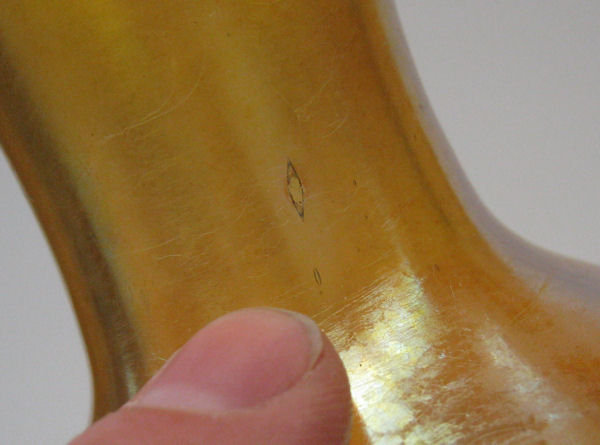 Tiffany Steuben Manner Iridescent Glass Vase