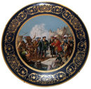 Christopher Columbus Vienna Porcelain Charger