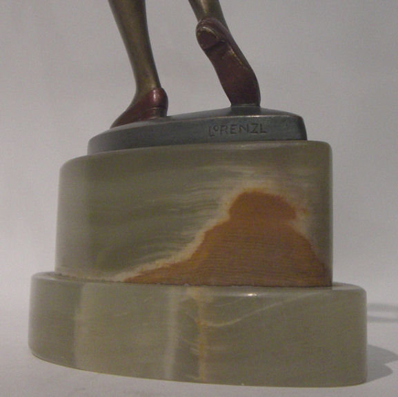 Josef Lorenzl Chryselephantine Bronze Sculpture