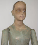 Antique Latin American Virgin Santos Saint