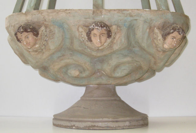 Antique Latin American Virgin Santos Saint