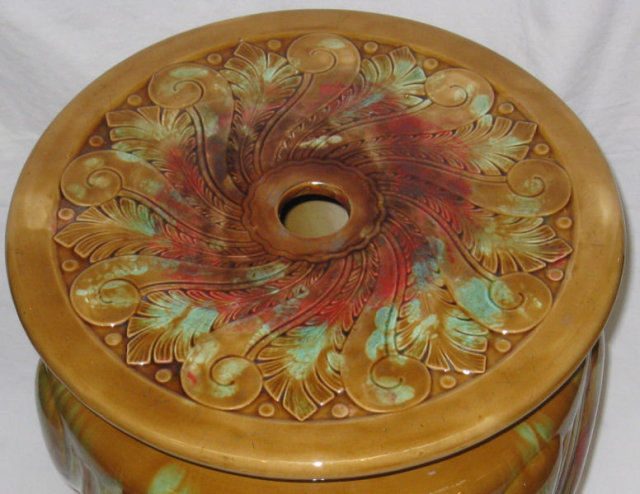 Antique Minton Porcelain Garden Seat