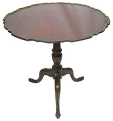 Antique Mahogany Tilt Top Tripod Table
