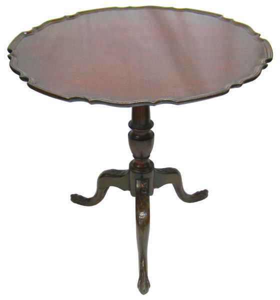 Antique Mahogany Tilt Top Tripod Table