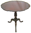 Antique Mahogany Tilt Top Tripod Table