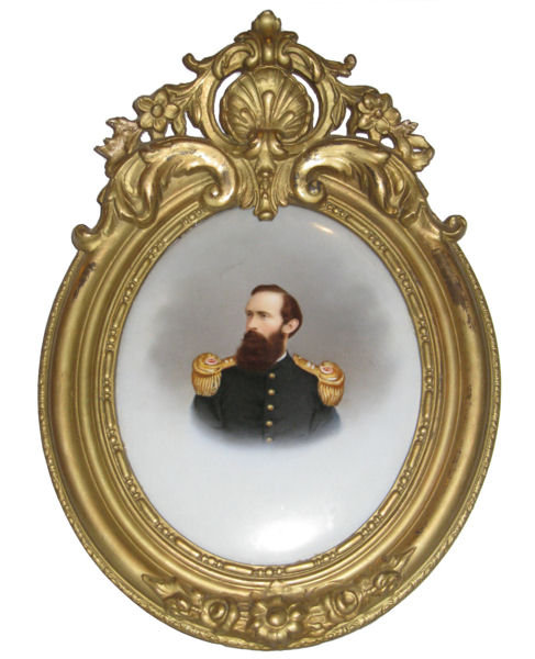 Prussian or German Military Officer Balque KPM Plaque