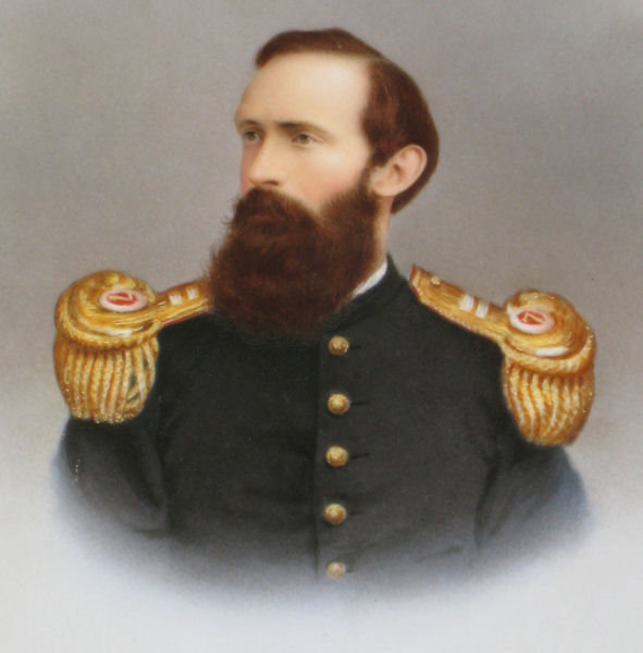 Prussian or German Military Officer Balque KPM Plaque