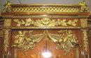 Palatial Antique French Louis XVI Style Armoire Cabinet After Benneman