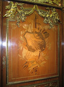 Palatial Antique French Louis XVI Style Armoire Cabinet After Benneman